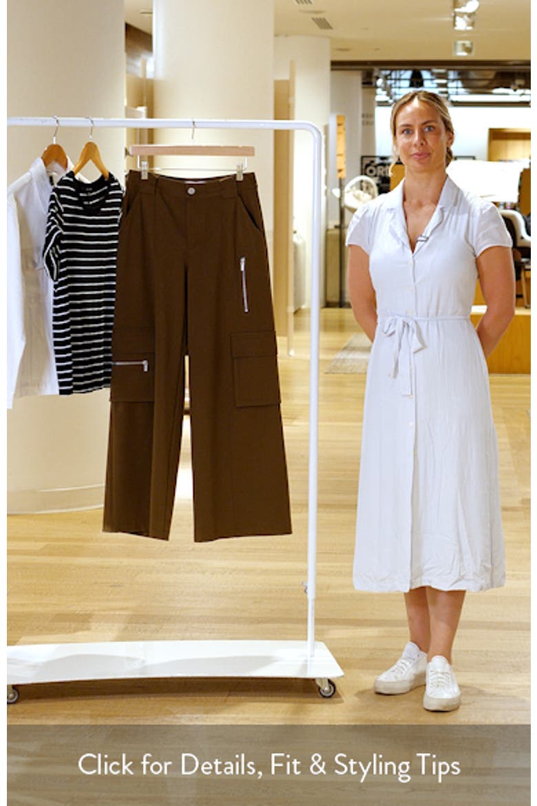 Wide Leg Cargo Pants video