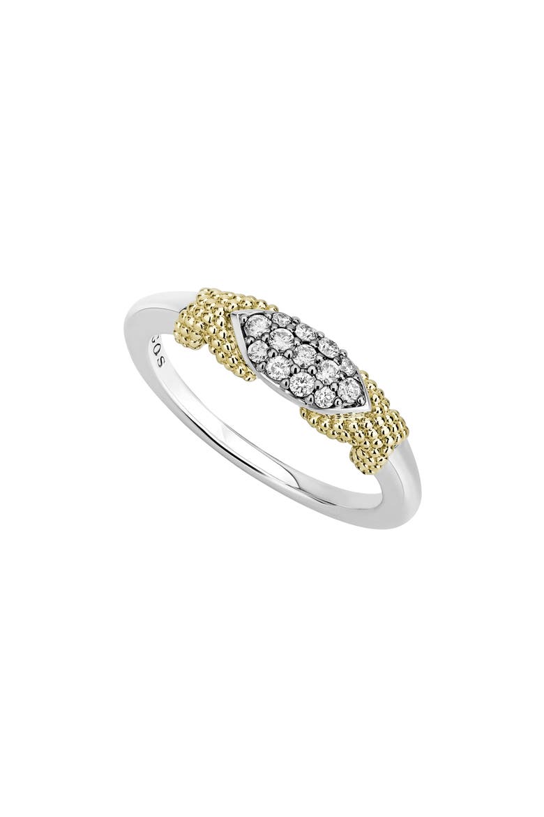 Caviar Lux Double X Diamond Pavé Ring video