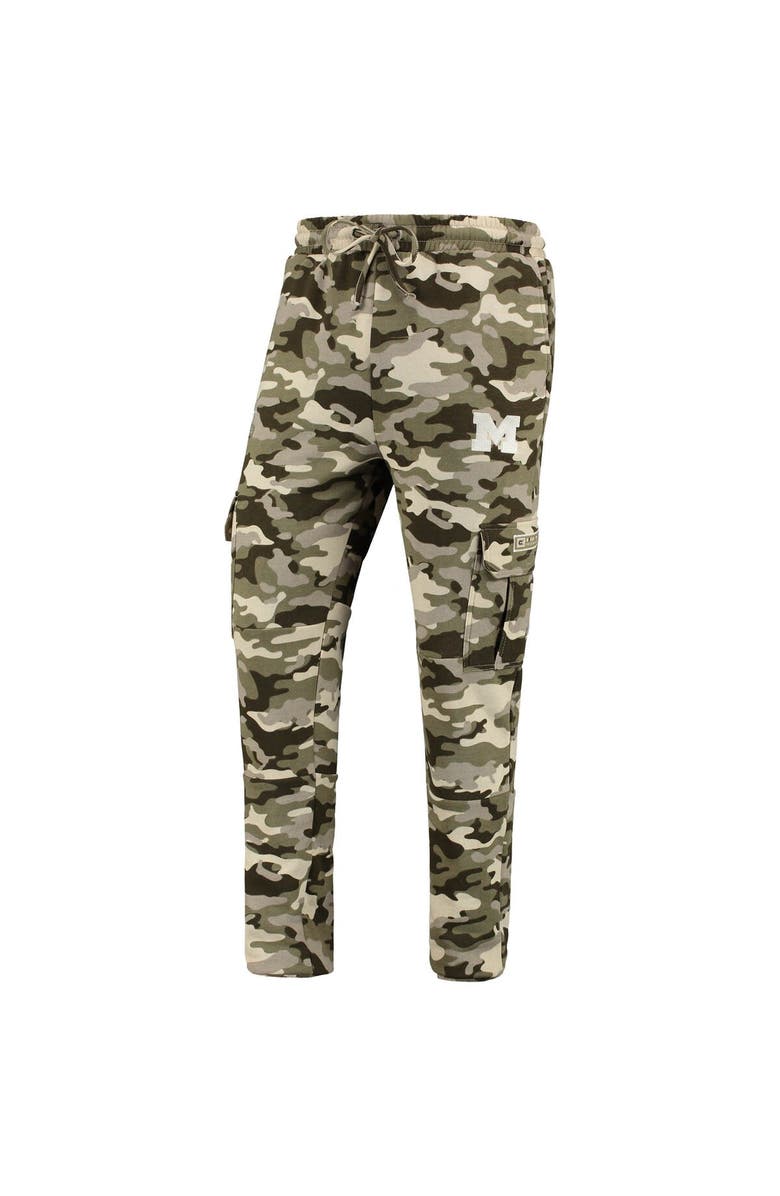 COLOSSEUM Men's Colosseum Camo Michigan Wolverines OHT Military Appreciation Code Fleece Pants, Alternate, color, 