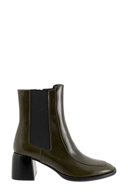 Eos Footwear Charcoal Bootie In Green