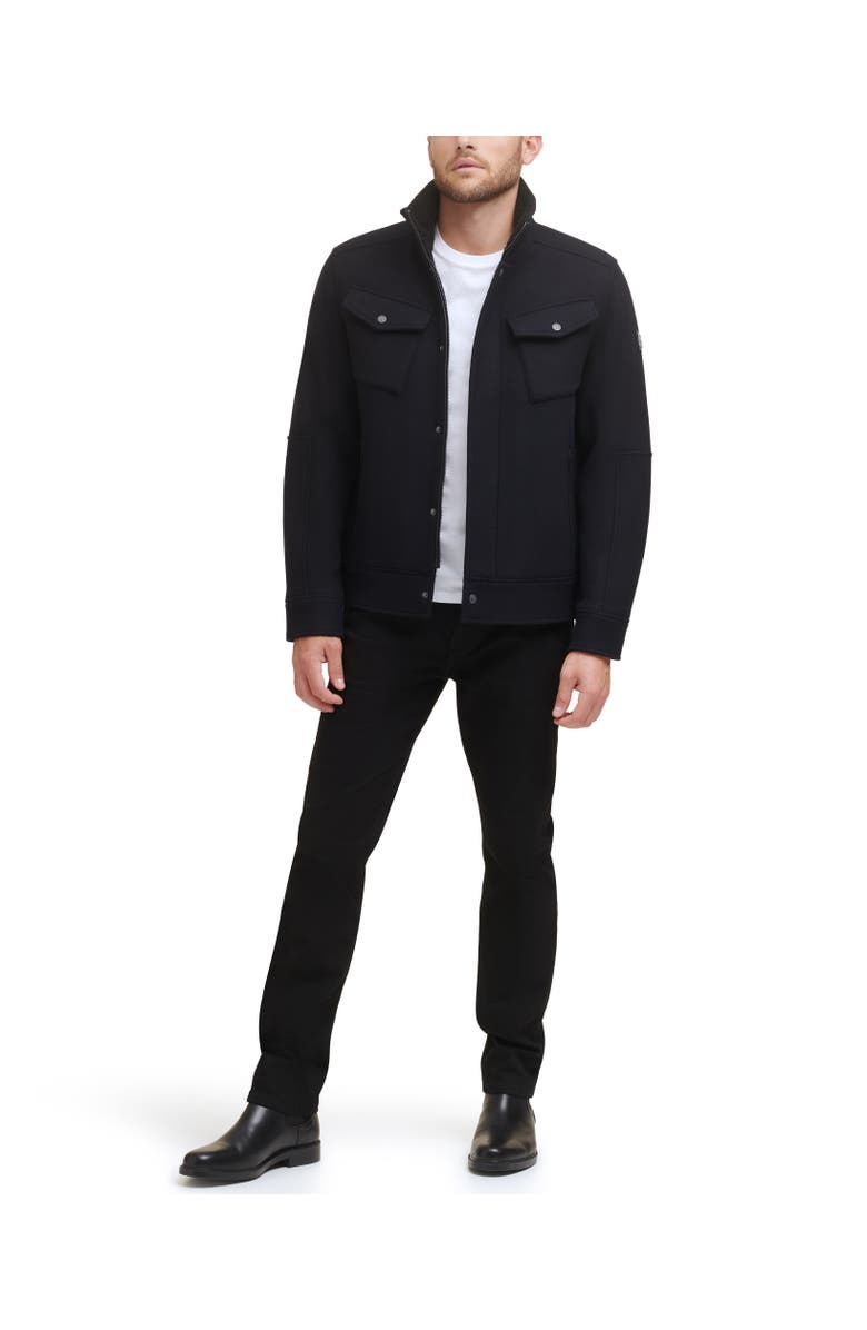 Kenneth Cole Wool Trucker Coat, Alternate, color,