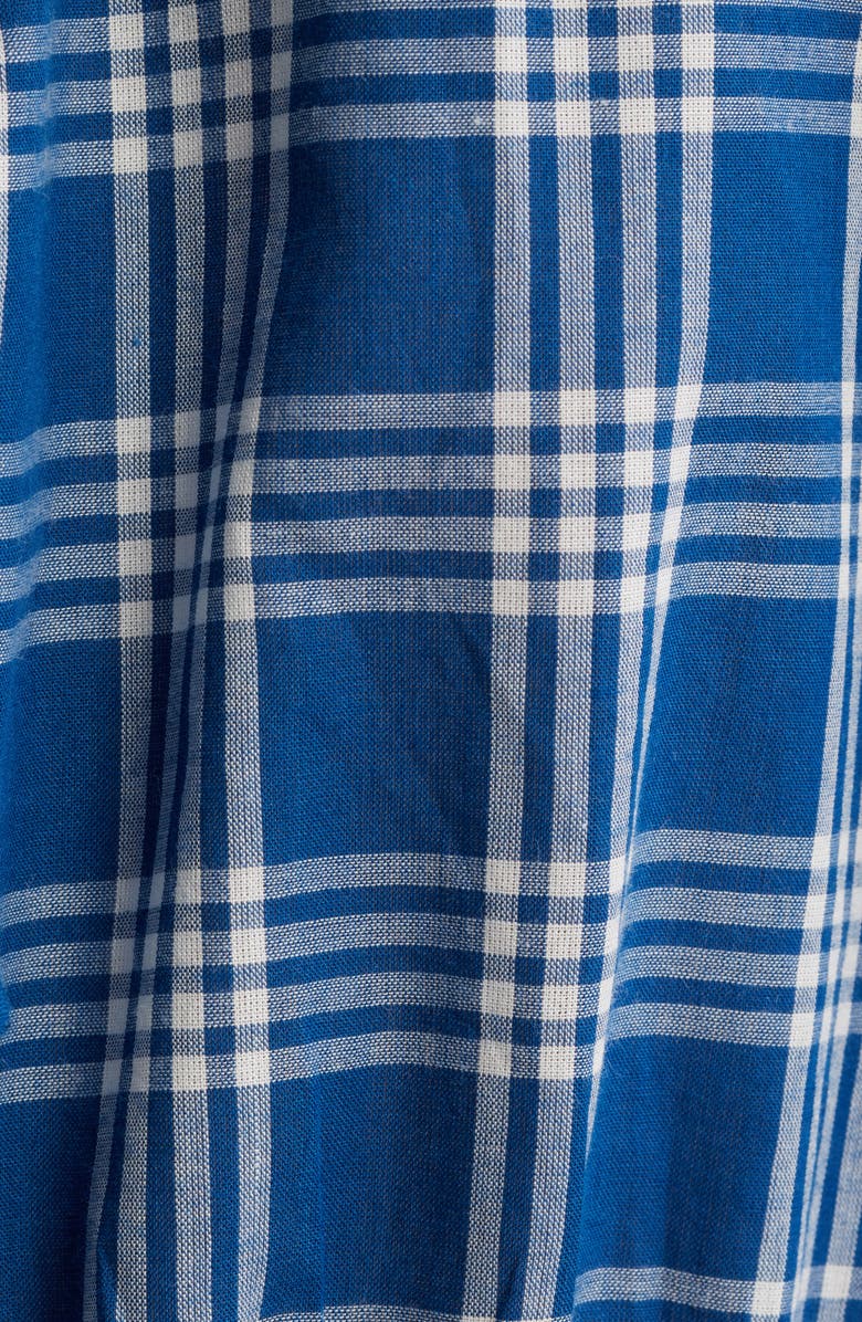 DÔEN Theo Plaid Organic Cotton Voile Top, Alternate, color, Dorset Plaid