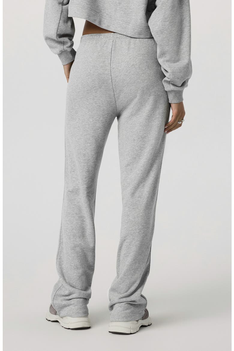 Sedona Straight Leg Sweatpants, Alternate, color, LIGHT HEATHER GREY