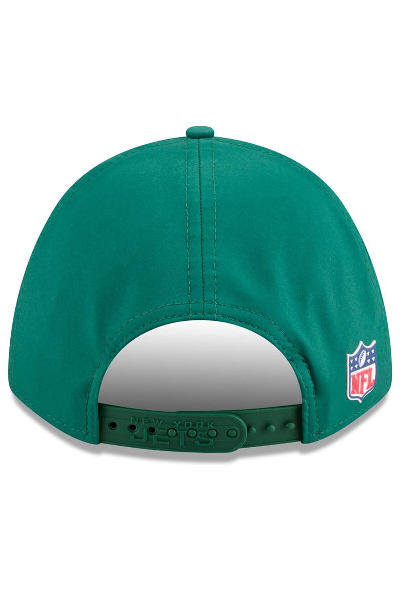 New Era Men's New Era Green New York Jets 2025 Sideline  M-Crown 9FORTY Adjustable Hat, Alternate, color, Green