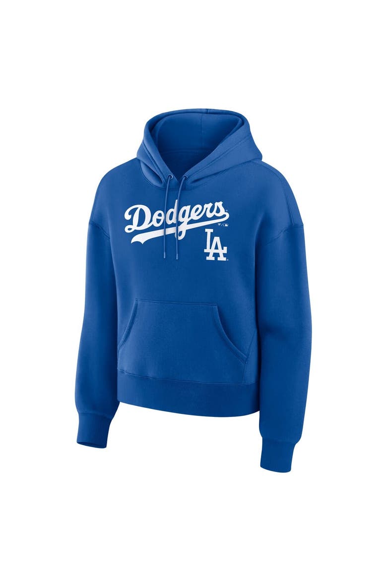 Women's Fanatics  Royal Los Angeles Dodgers Lockup Legacy Fleece Hoodie, Alternate, color, Royal