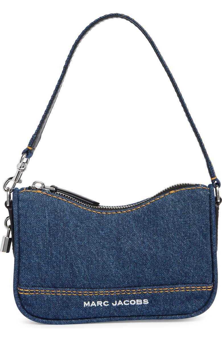 Marc Jacobs Denim Wristlet, Main, color,