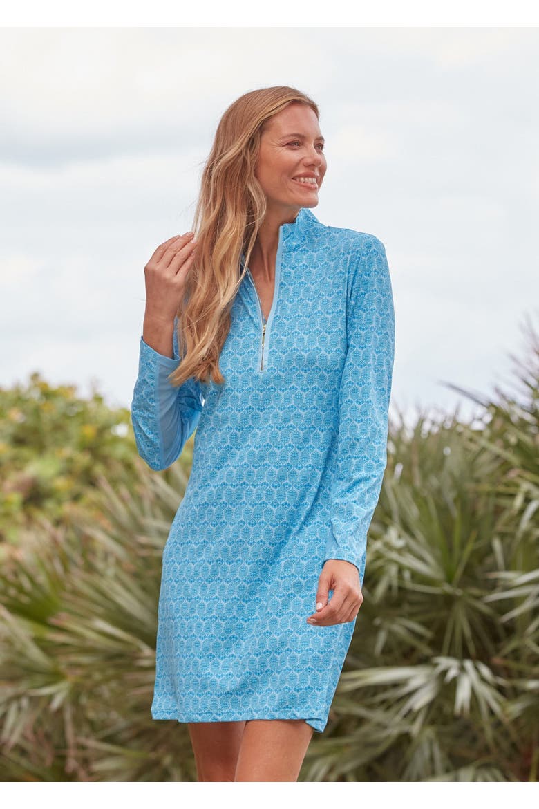 1/4 Zip Sport Dress, Alternate, color, Rosemary Beach