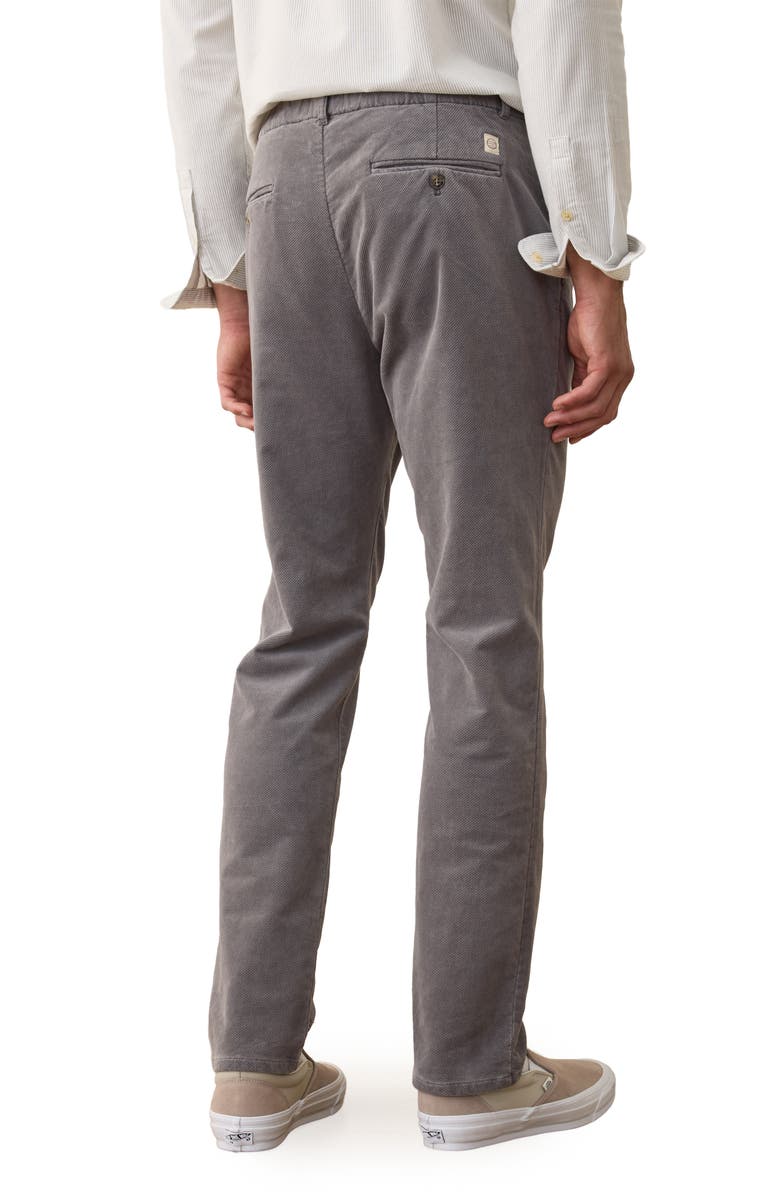 Marine Layer Saturday Slim Straight Leg Moleskin Chinos, Alternate, color, Mockingbird
