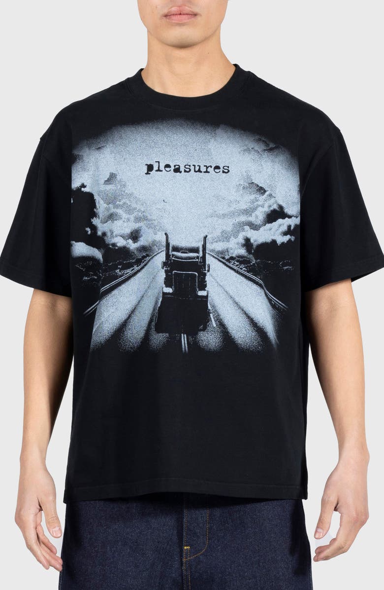 PLEASURES Truck Heavyweight Graphic T-Shirt, Main, color, 
