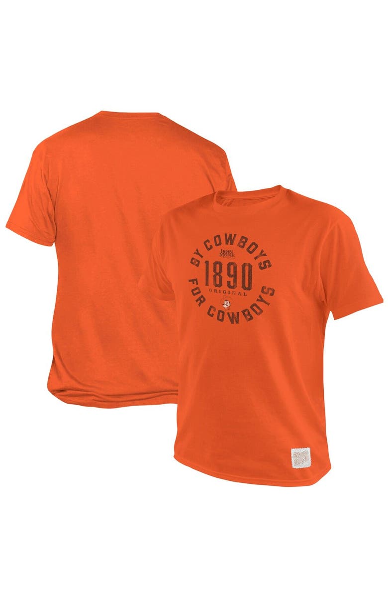 Retro Brand Men's Original Retro Brand Orange Oklahoma State Cowboys 1890 Original By Cowboys For Cowboys T-Shirt, Main, color, Orange