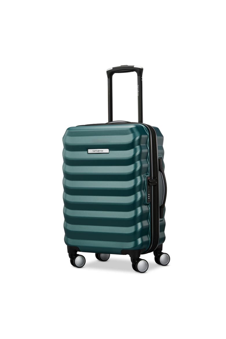 Element Hardside Expandable 20" Carry On Spinner Luggage, Main, color, Bistro Green
