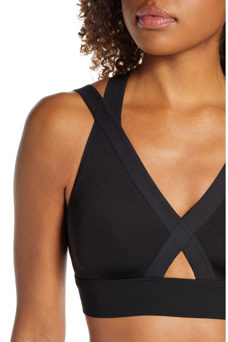 Agility Sports Bra, Alternate, color, BLACK
