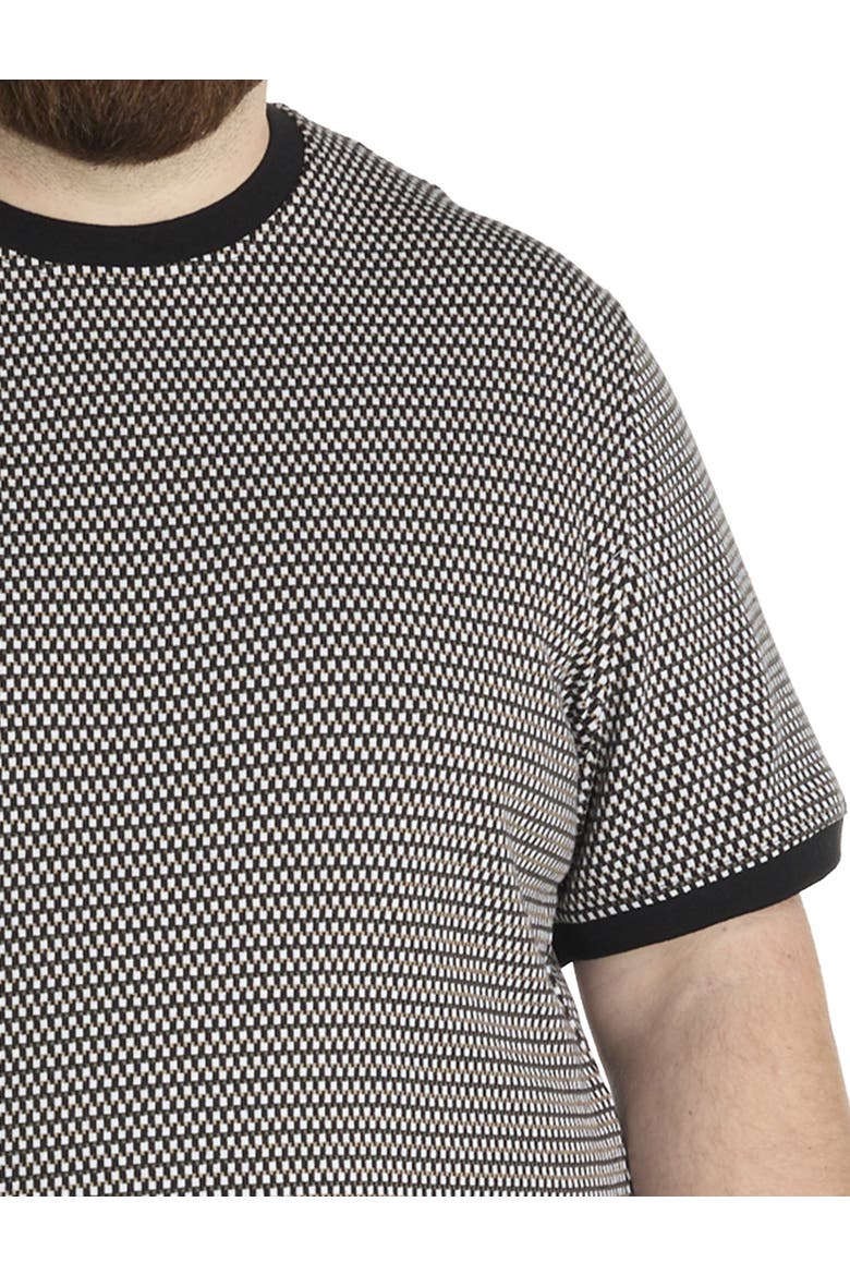 Big & Tall Textured T-Shirt, Alternate, color, TAUPE
