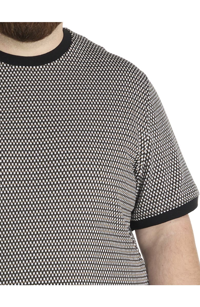 True Nation by DXL Big
Tall Textured T-Shirt, Alternate, color, Taupe