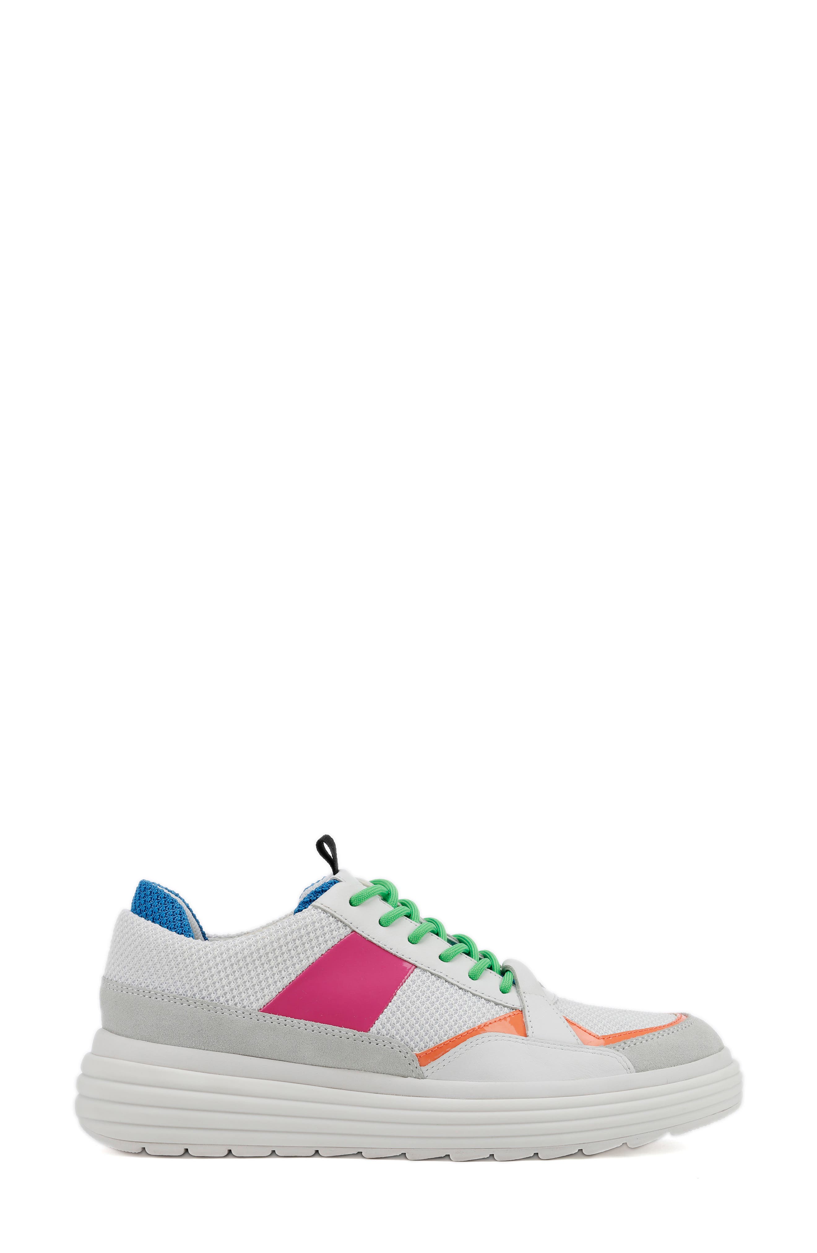 Phaolae Sneaker, Alternate, color, WHITE/ FUCHSIA