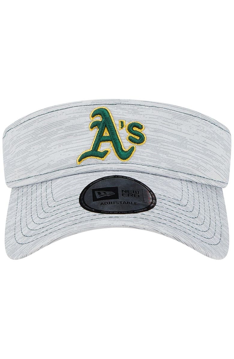 New Era Men's New Era Gray Oakland Athletics Adjustable Visor, Alternate, color, Gray