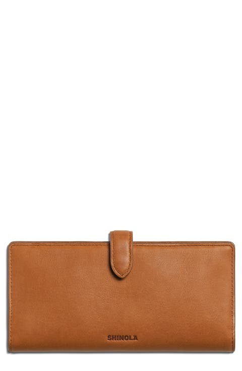 Continental Leather Snap Wallet