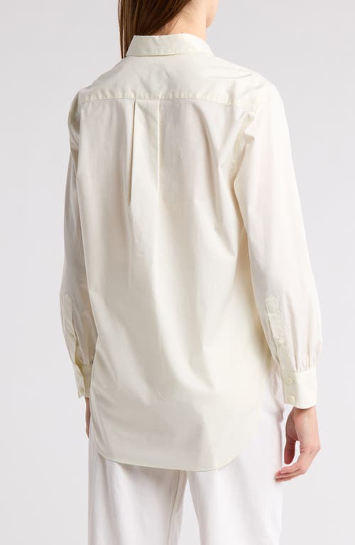 Rag & Bone Max Button Up Shirt In Ivory