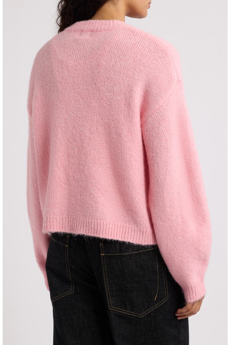 Knot Fastening Cardigan, Alternate, color, PINK