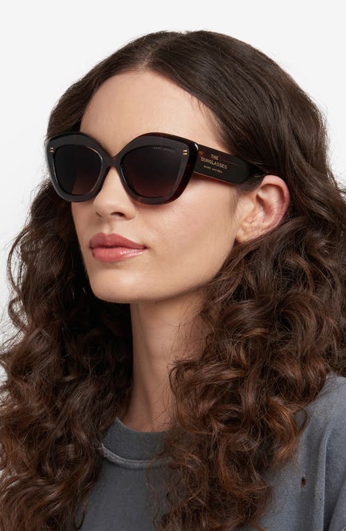 Marc Jacobs 52mm Cat Eye Sunglasses In Brown