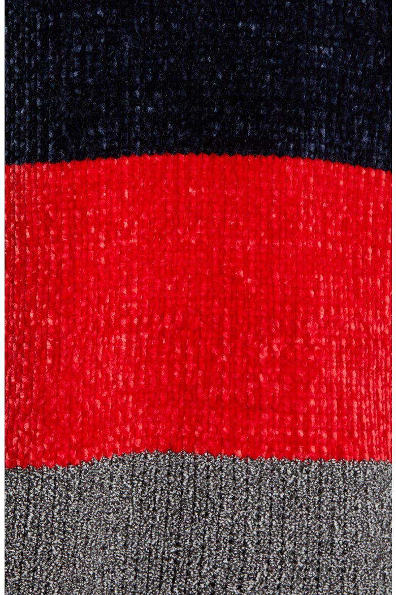 Stripe Chenille Sweater, Alternate, color, GOLD/ RED/ NAVY