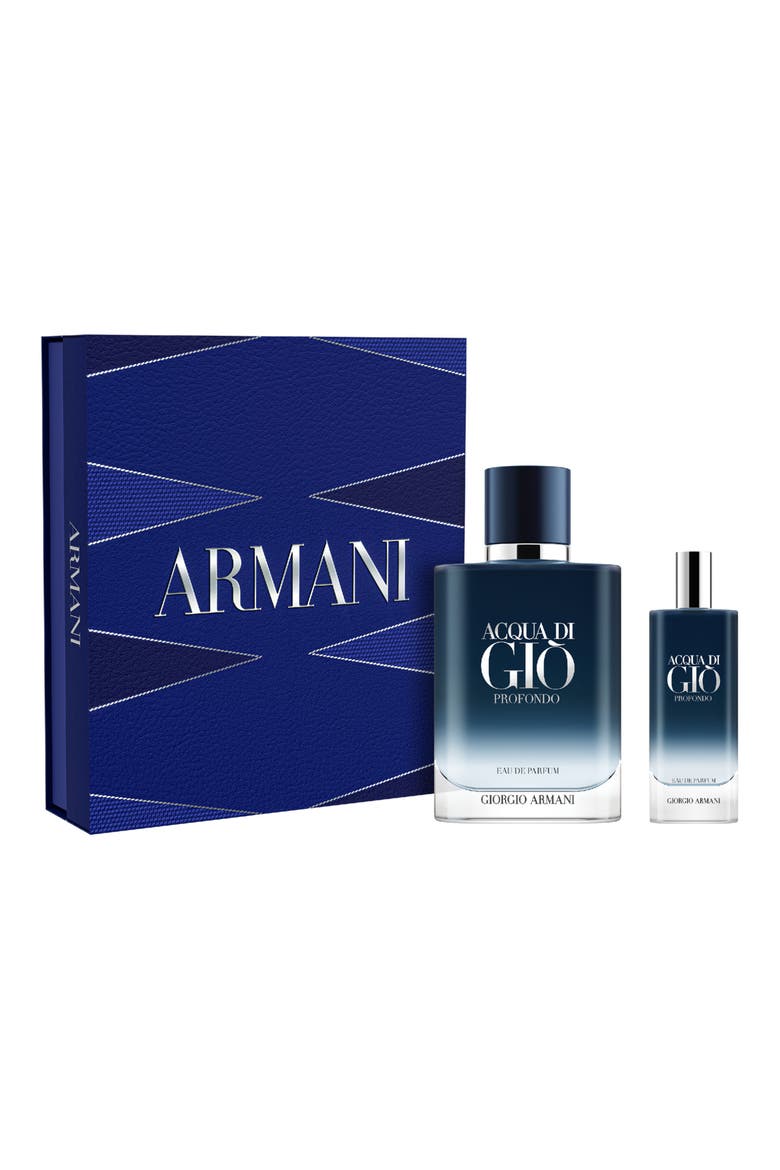 Acqua Di Gió Profondo Parfum Men's Fragrance Gift Set $199 Value, Main, color, NO COLOR