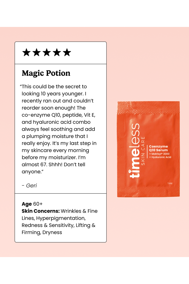 Coenzyme Q10 + Peptides Serum, Alternate, color, Pouch