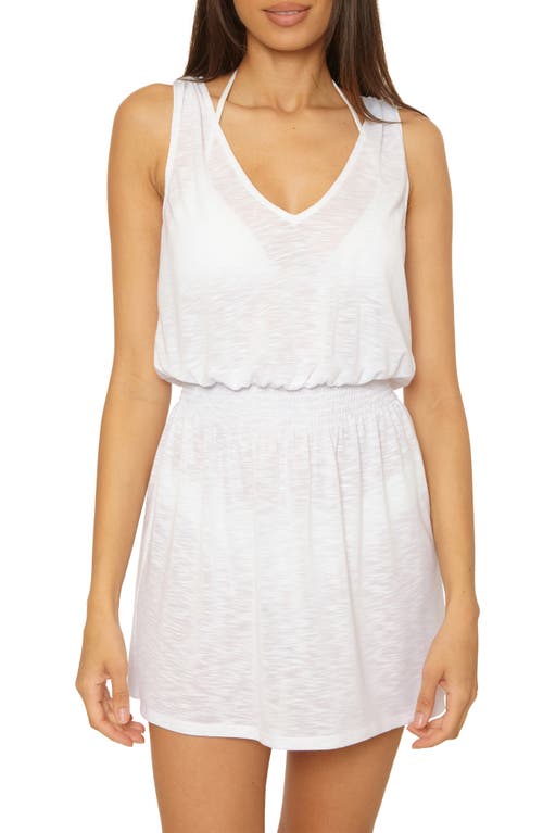 Becca Breezy Basics Cover-up Mini Sundress In White