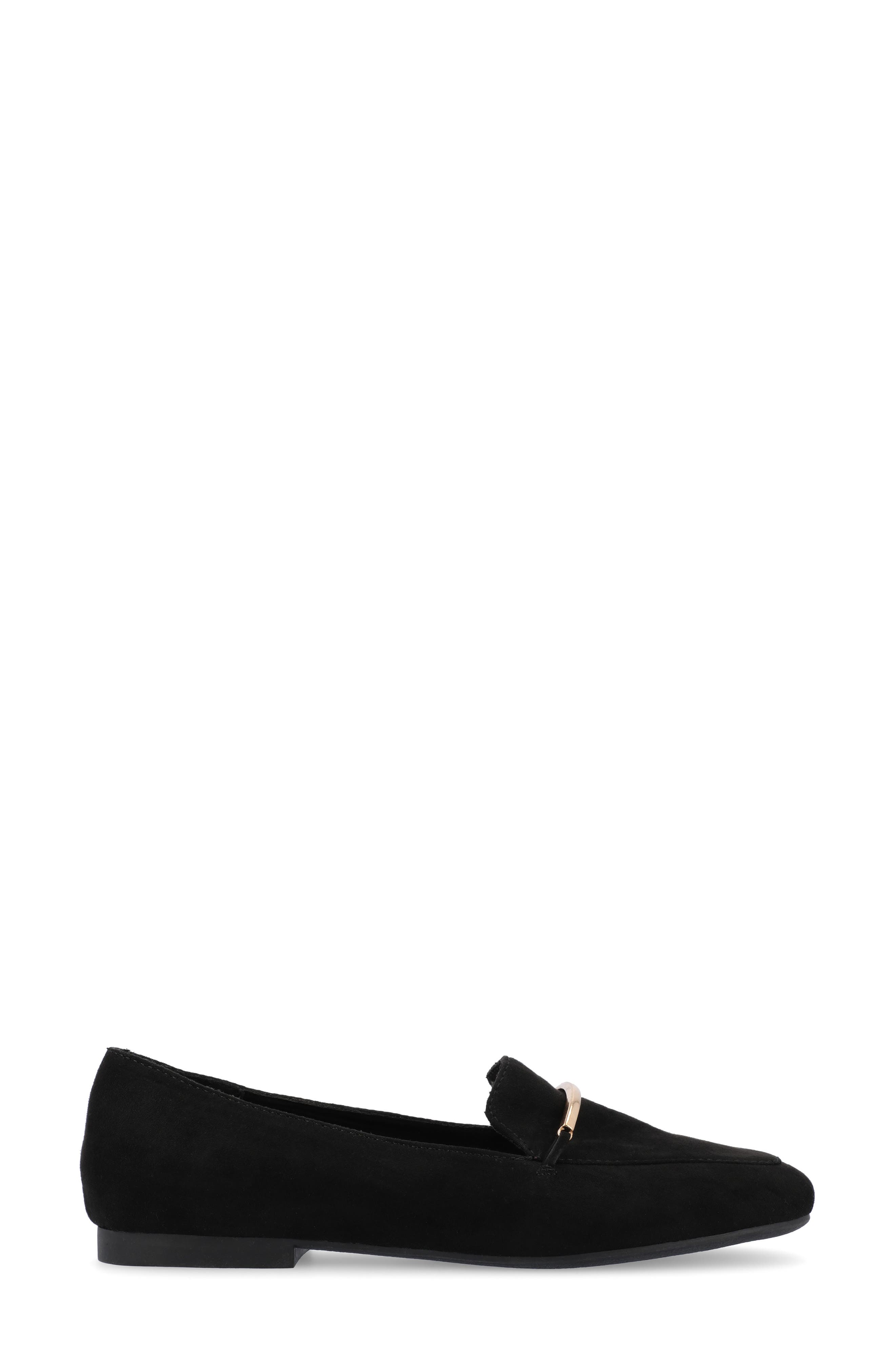 Journee Collection Wrenn Loafer - Wide Width, Alternate, color, Black