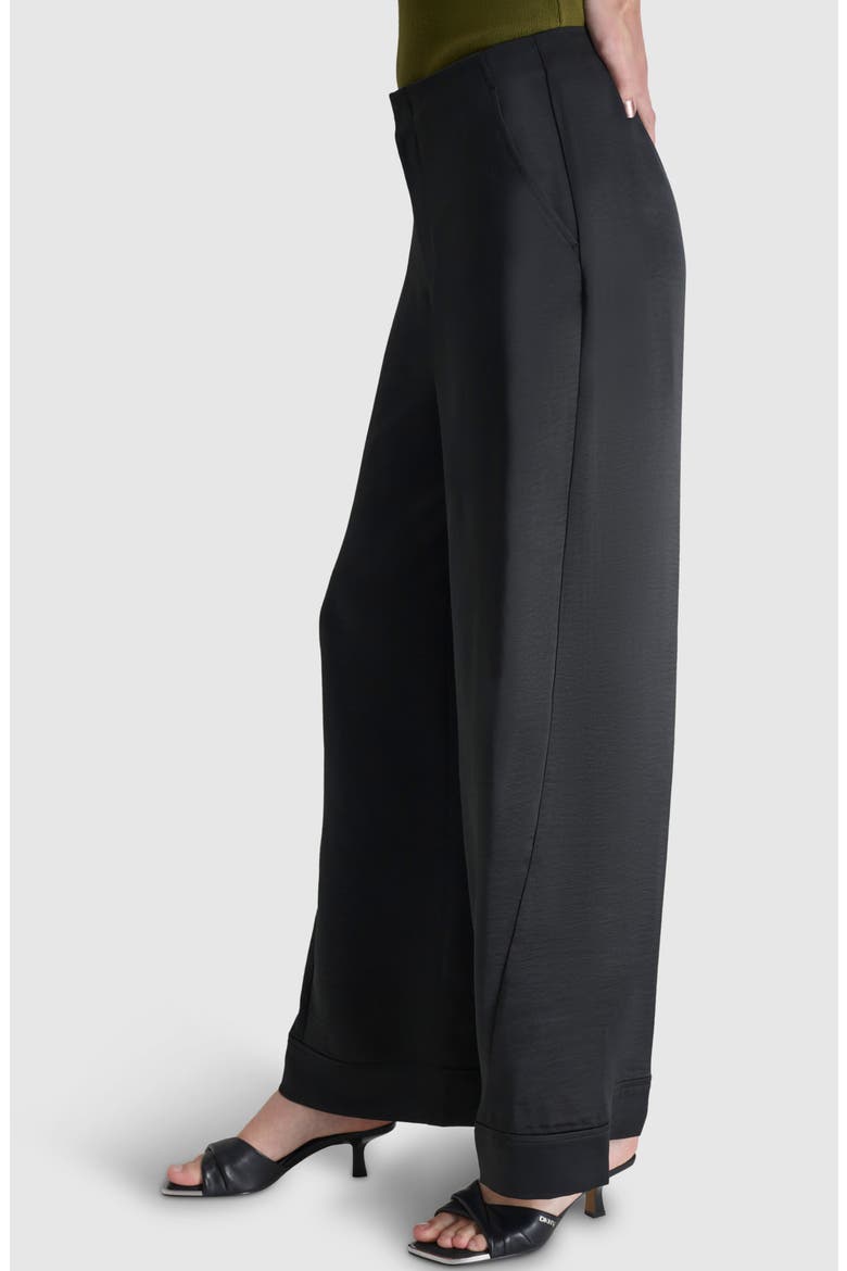 Wide Leg Pants, Alternate, color, BLACK