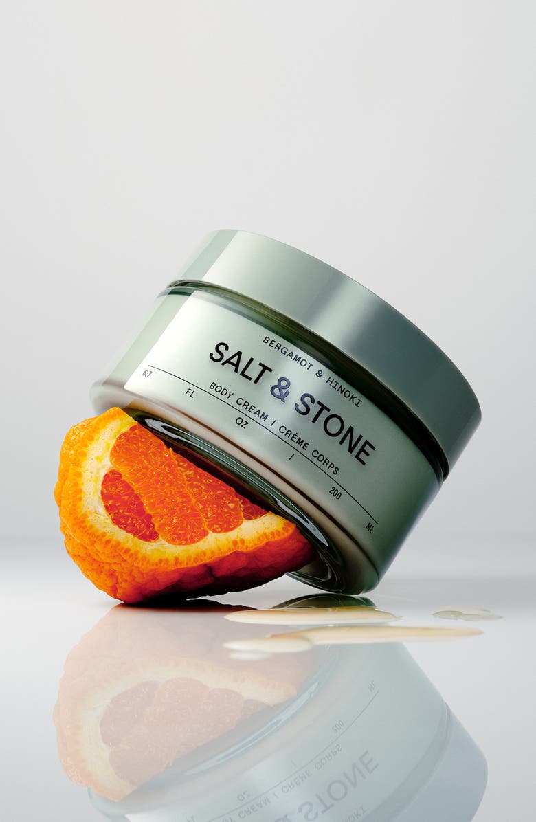SALT & STONE Bergamot Hinoki Body Cream, Alternate, color, Bergamot & Hinoki
