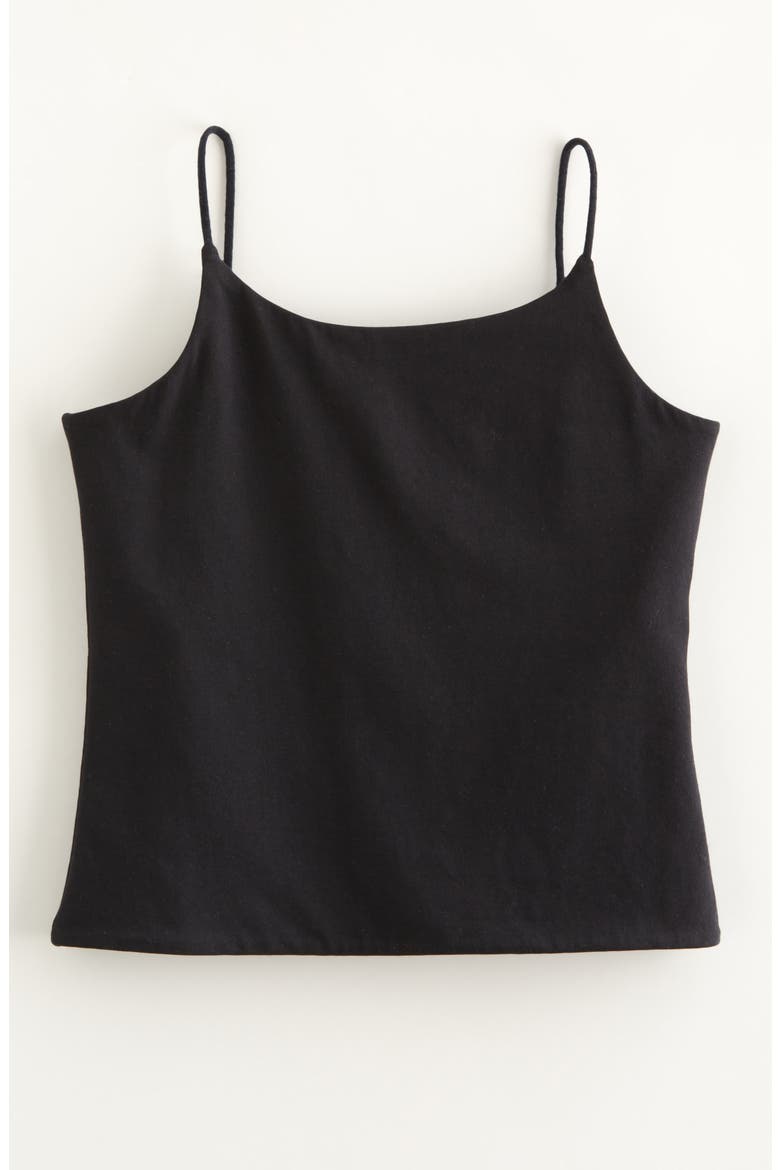 Kids' Core Cotton Camisole, Main, color, BLACK
