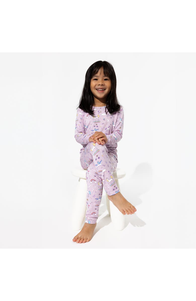 Bellabu Bear Kids' Enchanted Unicorn Set of 2 Piece Pajamas, Alternate, color, Enchanted Unicorn
