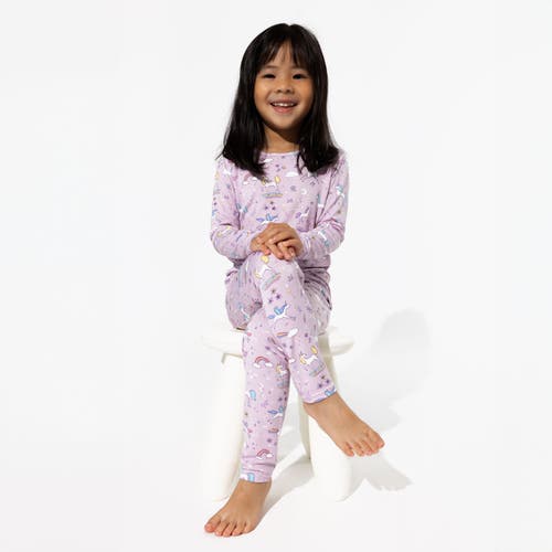 Bellabu Bear Kids Unisex Kids Dragon Dreams Set Of 2 Piece Pajamas In Enchanted Unicorn