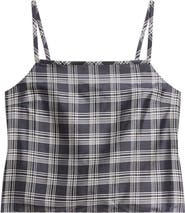 Theory Plaid Silk Camisole