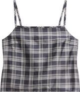 Theory Plaid Silk Camisole