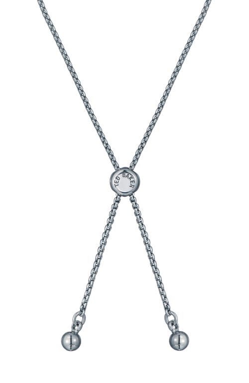 Ted Baker Amorita Halo Heart Bracelet In Silver Tone/clear Crystal