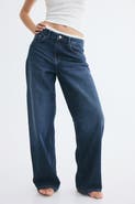 H&M Wide-Leg Regular-Waist Jeans