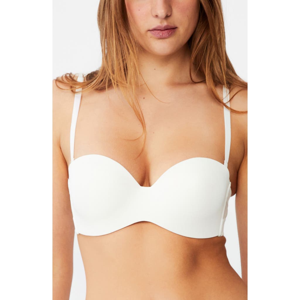 COTTON ON BODY EVERYDAY STRAPLESS LIGHTLY LINED T-SHIRT BRA