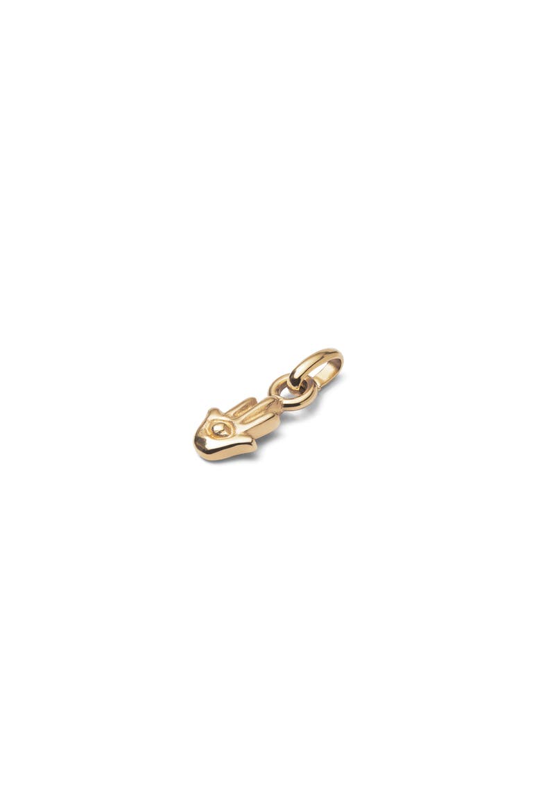 Gold Charm with the Fatima's Hand, Alternate, color, Gold