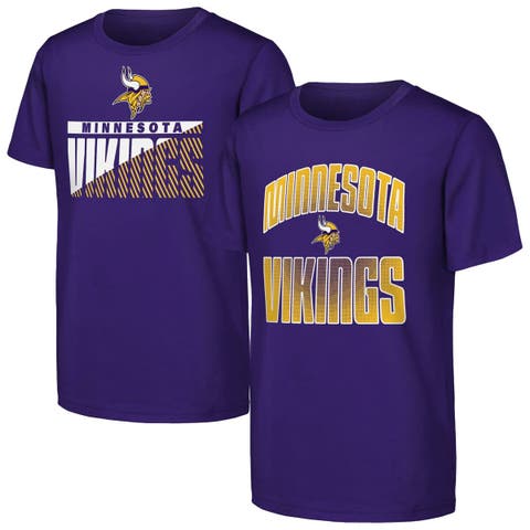 Youth Outerstuff  Purple Minnesota Vikings Never Quit 2-Pack T-Shirt Set
