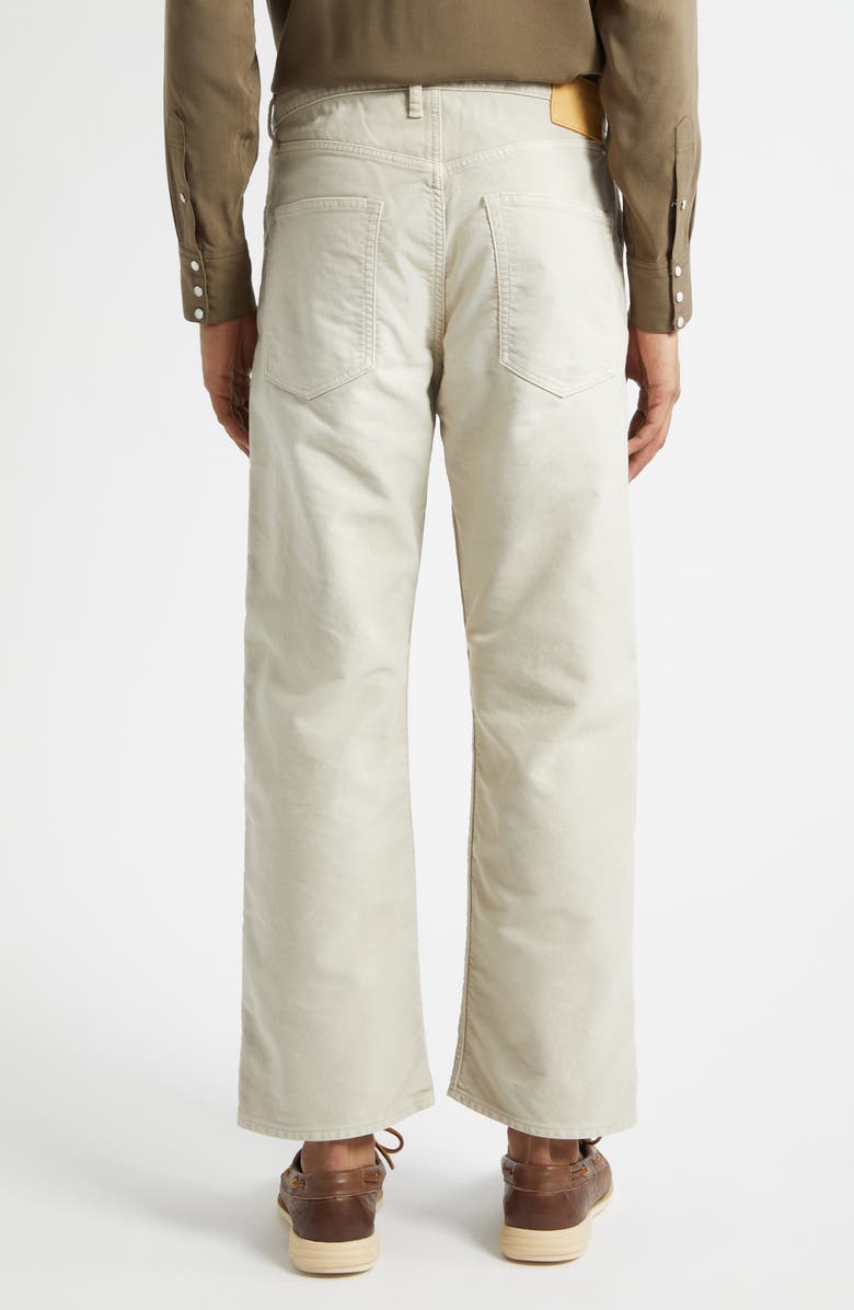 VISVIM Fluxus 01 Corduroy Wide Leg Pants, Alternate, color, Ivory