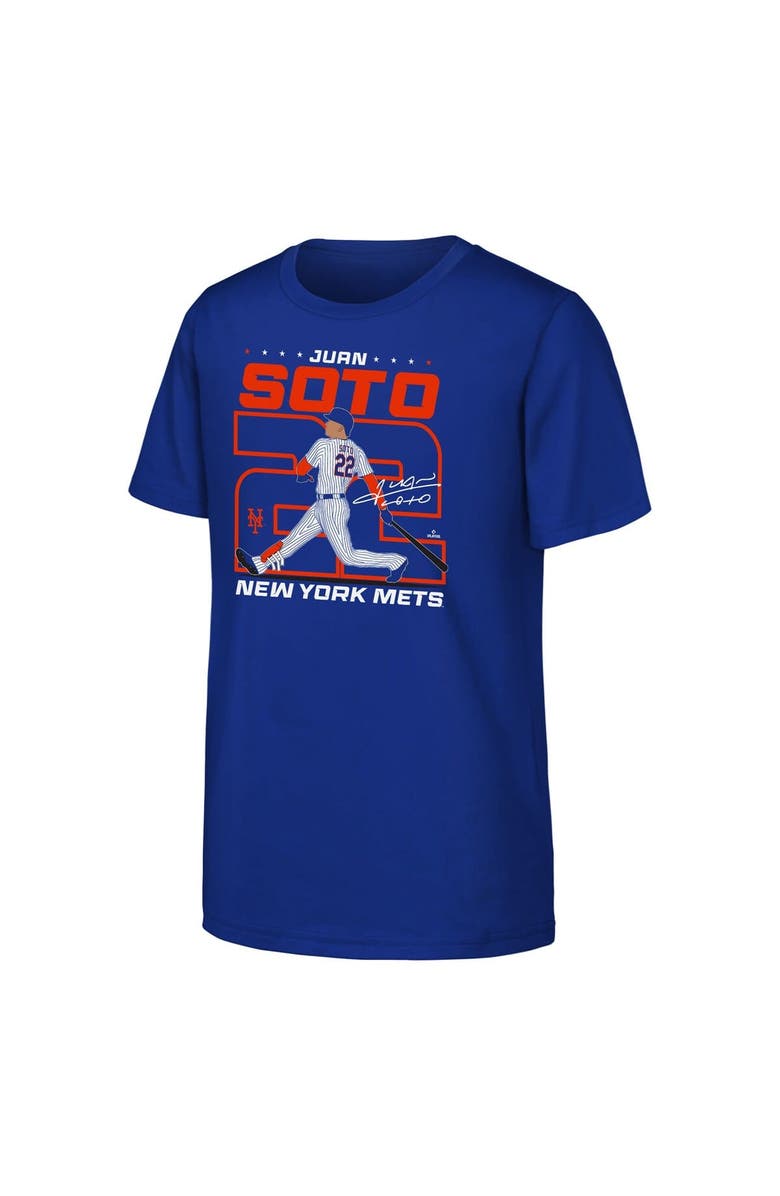 Outerstuff Men's Juan Soto Royal New York Mets Big City Player T-Shirt, Alternate, color, Royal