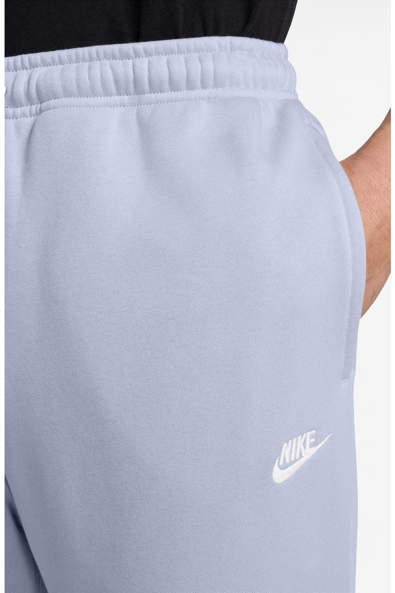 Club Brushed Fleece Sweatpants, Alternate, color, 057 GHOST/WHITE