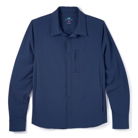 ジャケット・アウター Anchor Inc. Nylon Oxford Shirt Jacket L Men's Nylon Shirt Jackets | Nordstrom