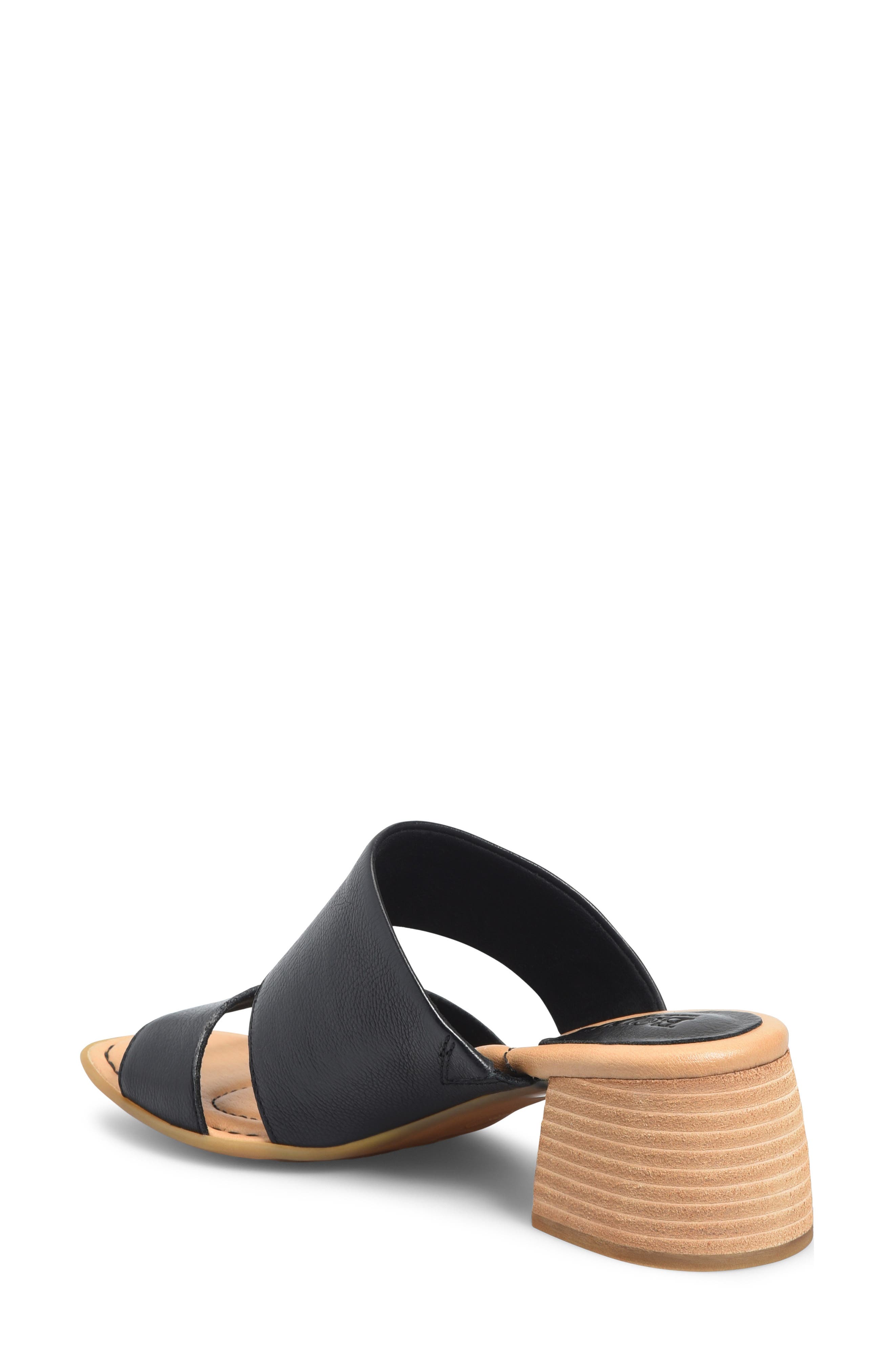 Shea Block Heel Sandal, Alternate, color, BLACK LEATHER