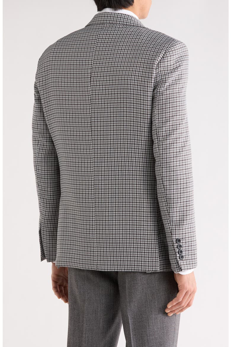 Plaid Slim Fit Sport Coat, Alternate, color, GREY