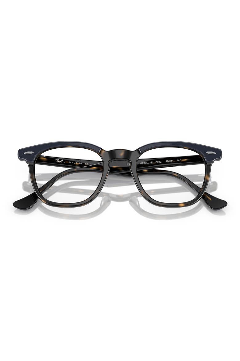Hawkeye 50mm Square Optical Glasses, Alternate, color, HAVANA
