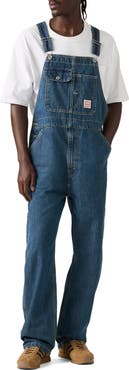 Levi's Loose Cotton Denim Overalls