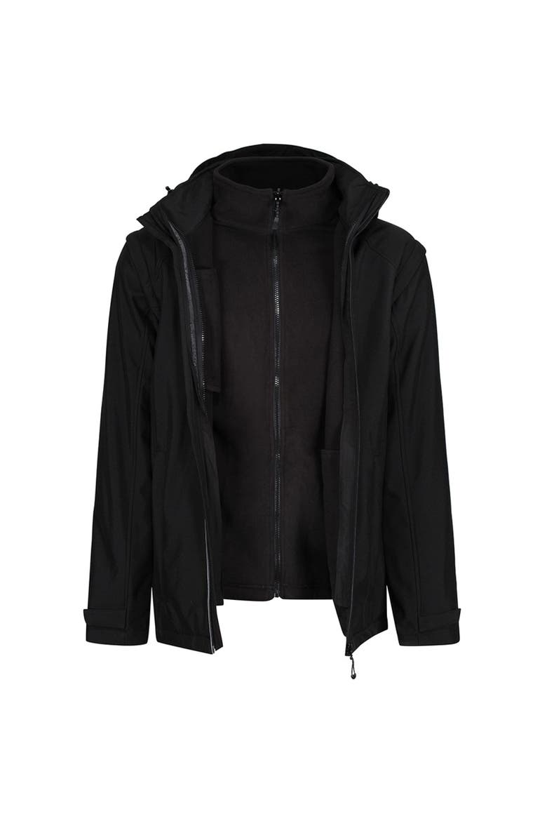 Erasmus 4 In 1 Soft Shell Jacket, Alternate, color, Black